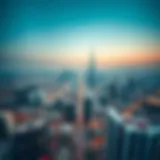 Aerial view of مركز الطوار القصيص showcasing its vibrant urban landscape