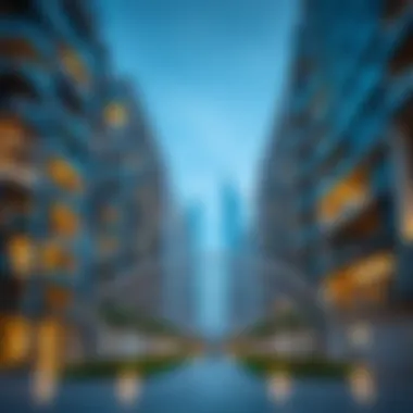 Modern residential buildings in مركز الطوار القصيص emphasizing contemporary architecture