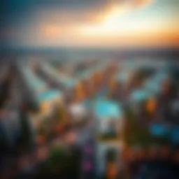 Aerial view of Next Dubai Hills development showcasing modern architecture