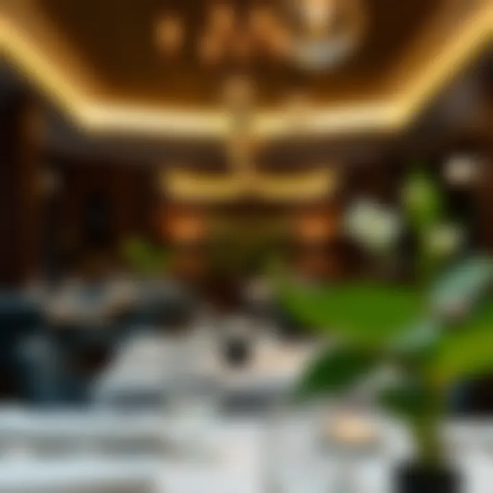 Charming Dining Ambiance Intimate atmosphere with soft lighting and decor