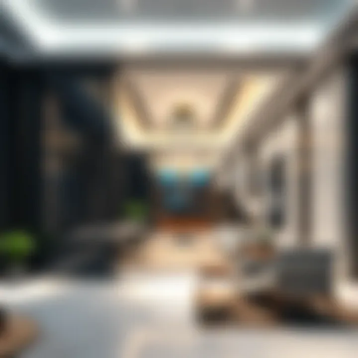 Innovative Office Design in Al Qusais Modern office interior showcasing innovative design