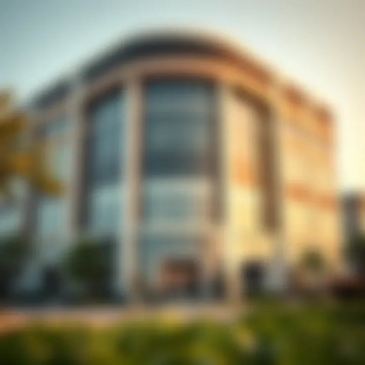 Office Building Exterior in Al Qusais Exterior view of an office building in Al Qusais