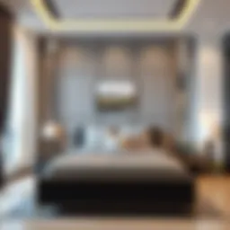 Stylish partition room showcasing versatile layout