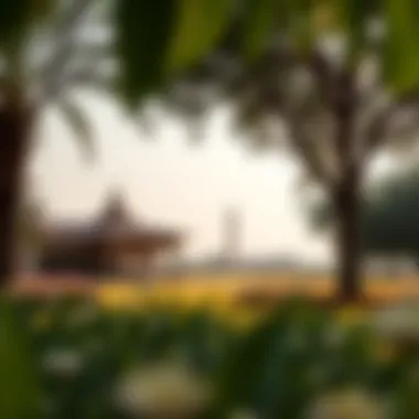 Peaceful Retreat in a Serene Park Serene park with beautiful landscaping and peaceful surroundings