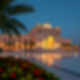 Stunning exterior view of Qasar Al Watan showcasing its grandeur