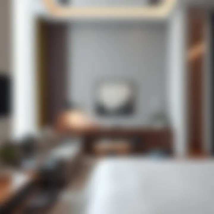 A modern room interior exemplifying rental options in Shabiya