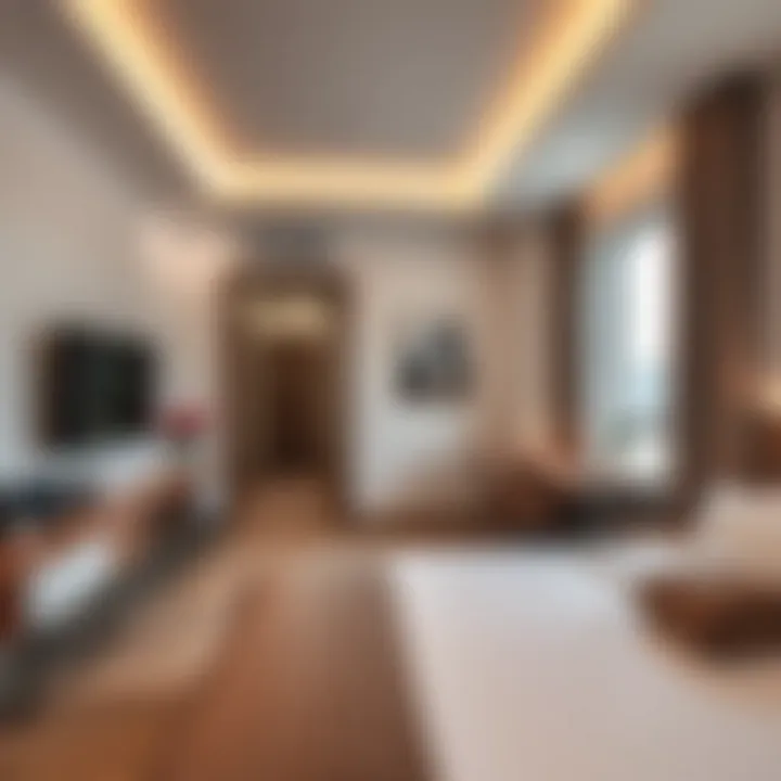 Cozy Room Rental in Al Barsha South A cozy room rental in Al Barsha South showcasing modern decor