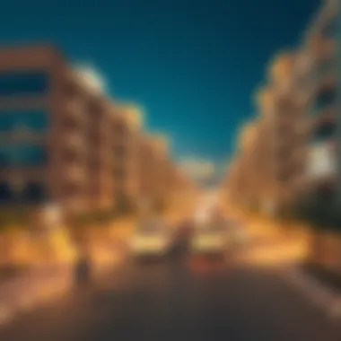 Key Locations in Al Barsha South A map highlighting key locations in Al Barsha South