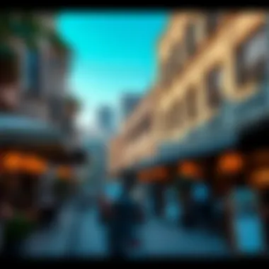 Trendy Cafes and Shops in Discovery Gardens Trendy cafes and shops along the streets of Discovery Gardens