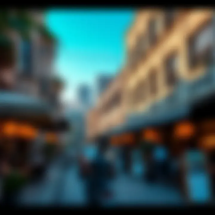 Trendy Cafes and Shops in Discovery Gardens Trendy cafes and shops along the streets of Discovery Gardens