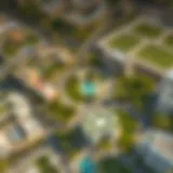 Aerial View of Sharjah Garden City Stunning aerial view of Sharjah Garden City showcasing its lush greenery and modern architecture