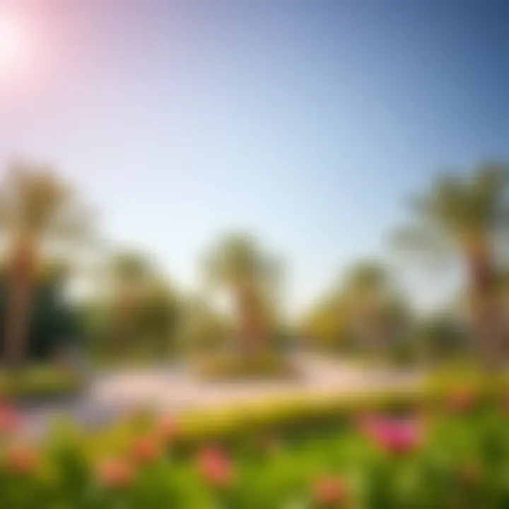 Landscaped Parks in Sharjah Garden City Beautifully landscaped parks and recreation areas within Sharjah Garden City