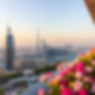 Stunning view of the skyline from Sobha The Crest residence