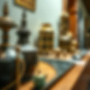 Traditional Artifacts of Dubai's History Detail of traditional artifacts illustrating Dubai's history