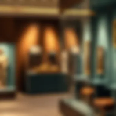 Exhibits of Cultural Heritage Interior exhibit displaying Dubai's rich cultural heritage