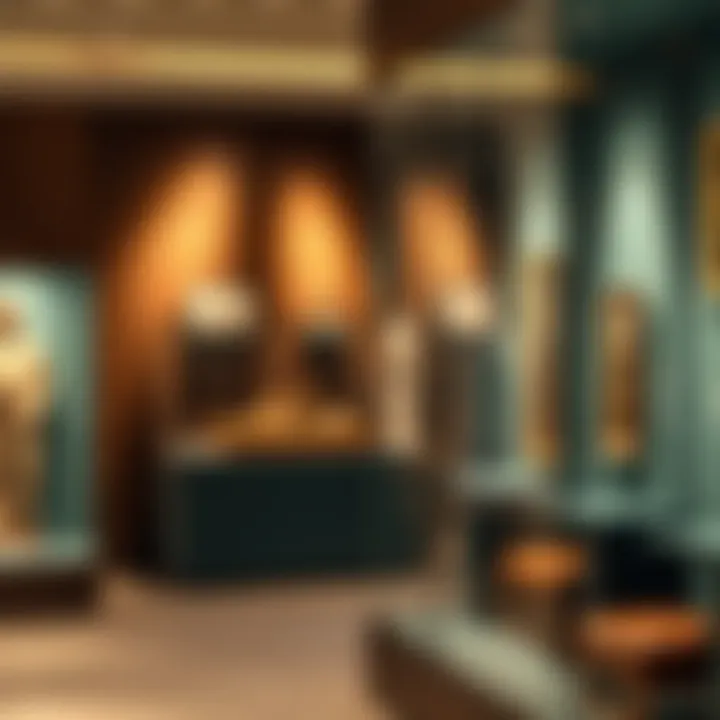 Exhibits of Cultural Heritage Interior exhibit displaying Dubai's rich cultural heritage