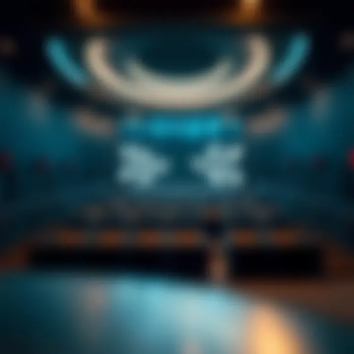 Luxurious cinema interior at Mall of Emirates