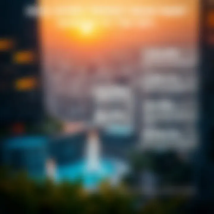 Infographic illustrating real estate trends and developments surrounding the Garden in the Sky