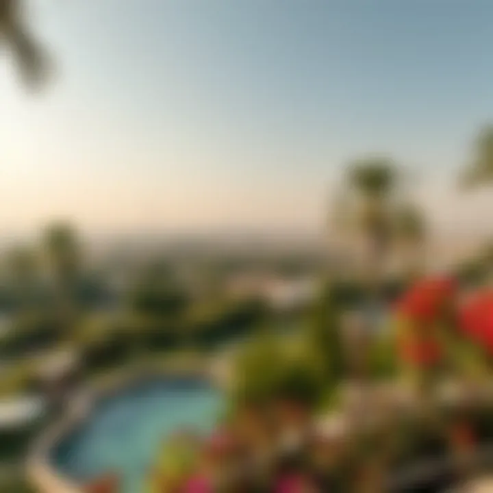 Stunning views from the Dubai Butterfly Garden, a serene retreat