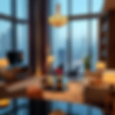 Luxurious living space inside Gold Crest Executive Tower