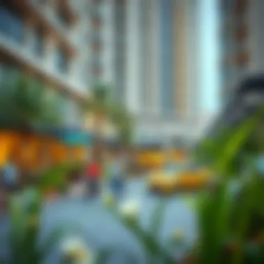 Lifestyle and Amenities near Gold Tower Vibrant community atmosphere with amenities around Gold Tower