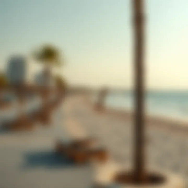 The serene beauty of the Corniche beach