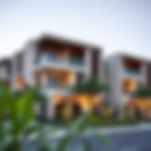 Modern Residential Architecture in Layan Layan community residential area with modern architecture