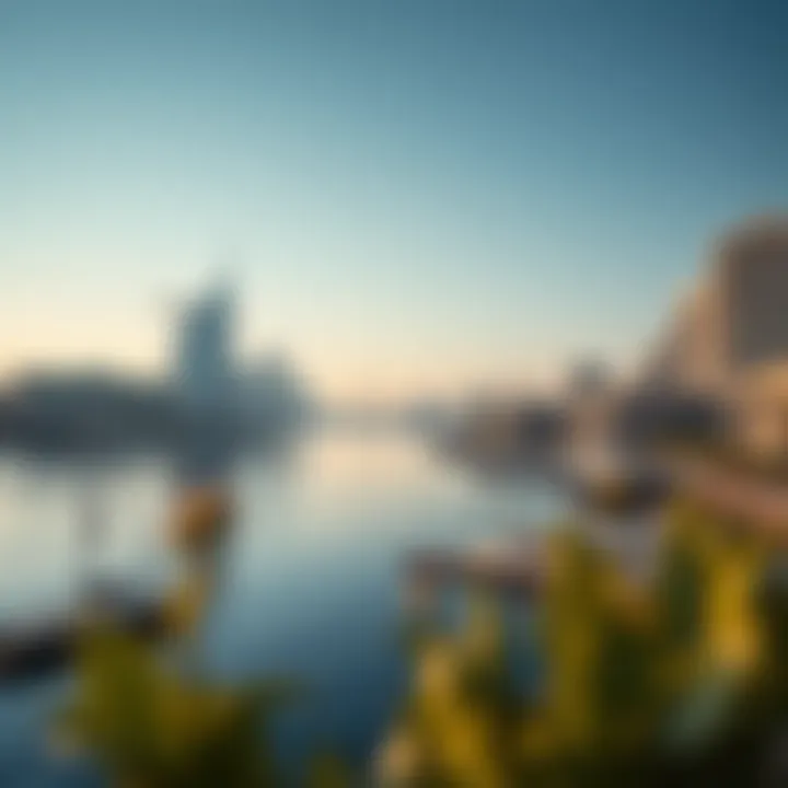 Dubai Marina: A Hub of Luxury and Leisure Serene landscape of Dubai Marina with boats