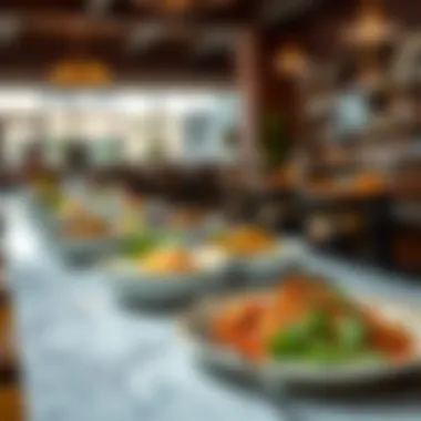 A vibrant dining experience showcasing Al Safadi's signature dishes