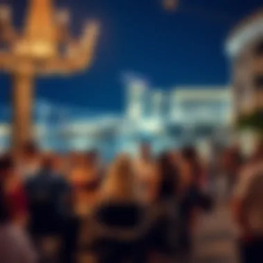 A lively gathering at The Pointe reflecting its vibrant community atmosphere