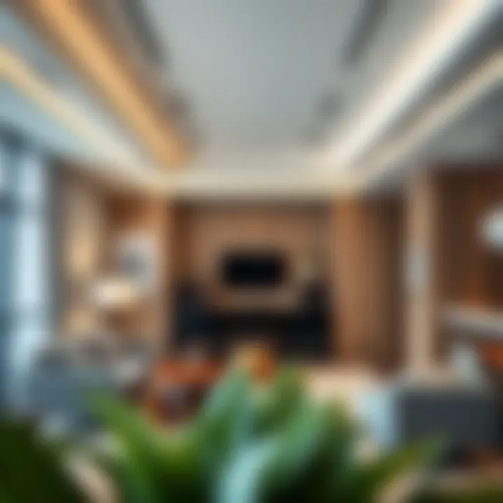 Contemporary Office Design at Oud Metha A well-designed office space within the Oud Metha Offices Building highlighting contemporary design