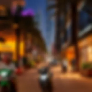 Vibrant community life near the Pearl Tower