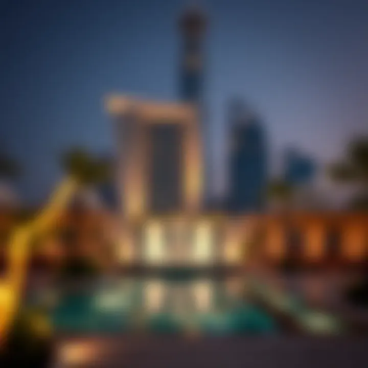 Luxurious amenities surrounding the Pearl Tower