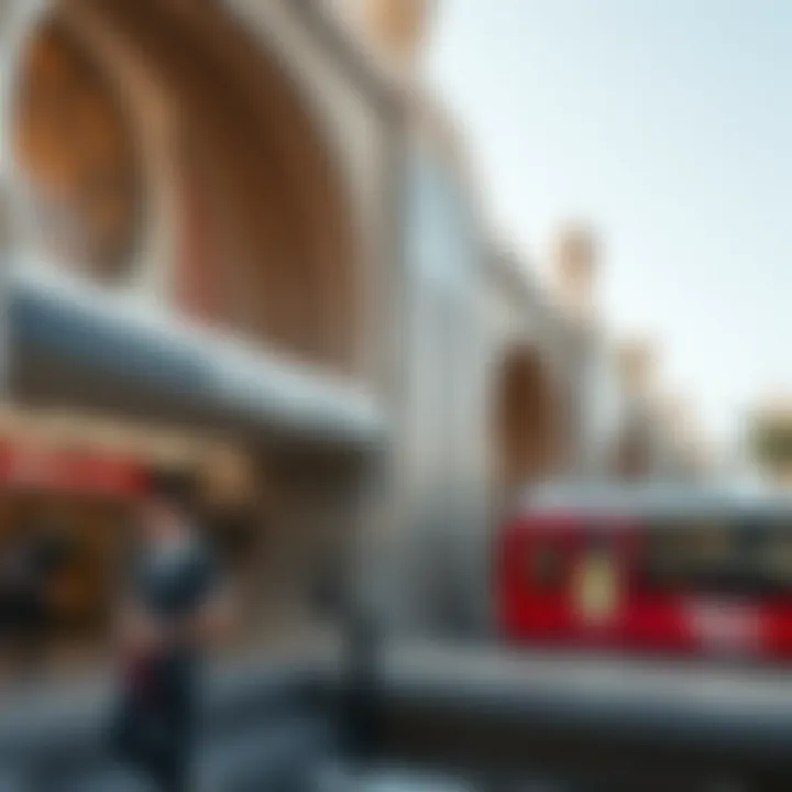 The Majestic Architecture of Red Line Stations Dubai Metro Red Line station exterior