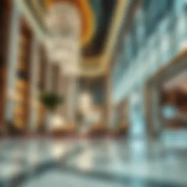 Interior design showcasing the luxurious ambiance of بتيل