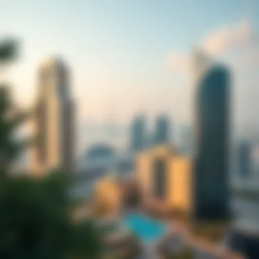 Architectural overview of the Sky Tower's exterior design