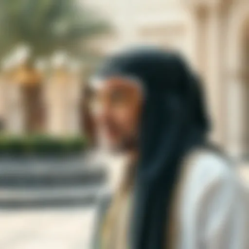 Traditional Emirati attire showcasing intricate embroidery