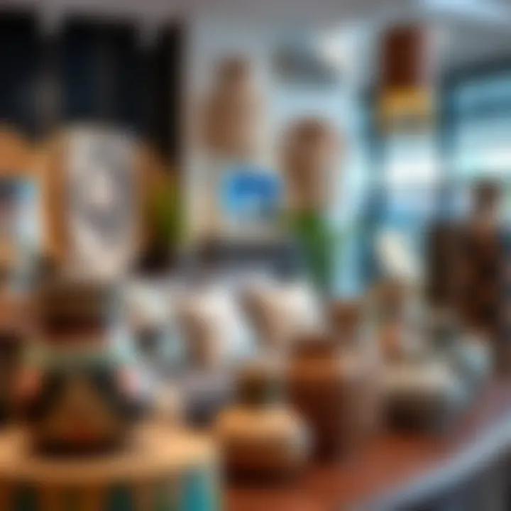 Artistic home decor items reflecting local culture