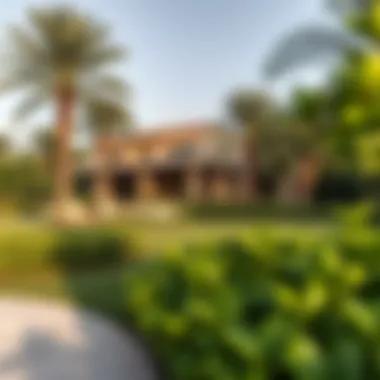 Scenic landscape surrounding Time Oak Villas featuring lush greenery