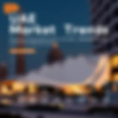 An infographic illustrating market trends in the UAE real estate sector