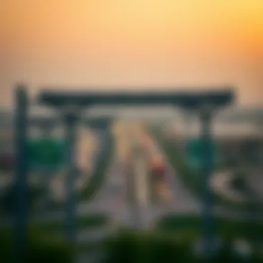 Access roads and transportation infrastructure in Um Al Rumool