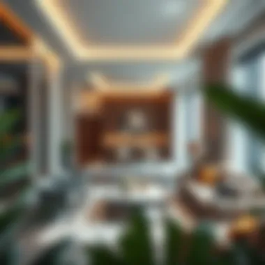 Modern Living Spaces in University View Buildings Interior design showcasing modern living spaces within a university view building