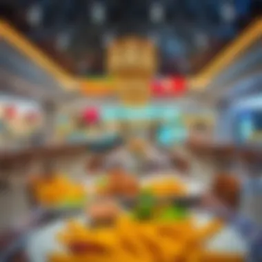 Culinary Delights at Village Mall Mussafah Dining area in Village Mall Mussafah featuring diverse food options