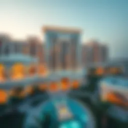 Panoramic view of Wasl Oasis 3 showcasing its architectural elegance