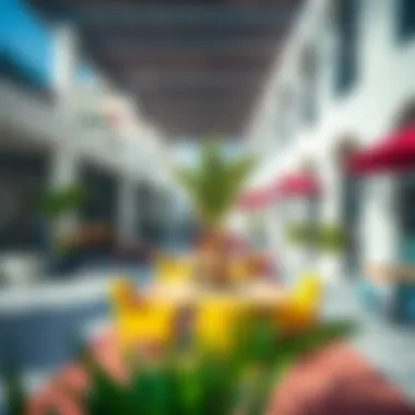 Vibrant community spaces within Falcon Al Quoz promoting social interaction.