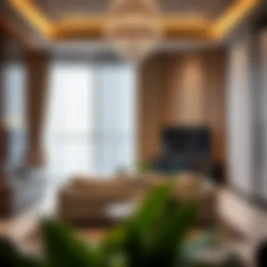 Luxurious interiors of Falcon Tower's apartments