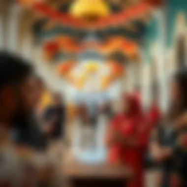 Engaging Cultural Experiences for All Visitors enjoying interactive cultural experiences at Fazaa Global Village