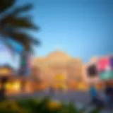 Breathtaking exterior view of Festival City Mall showcasing its architectural design