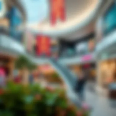 Diverse Retail Experience at Festival City Mall Vibrant shopping areas filled with diverse retail stores and brands