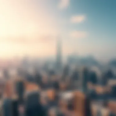 Aerial view of Dubai skyline showcasing various neighborhoods